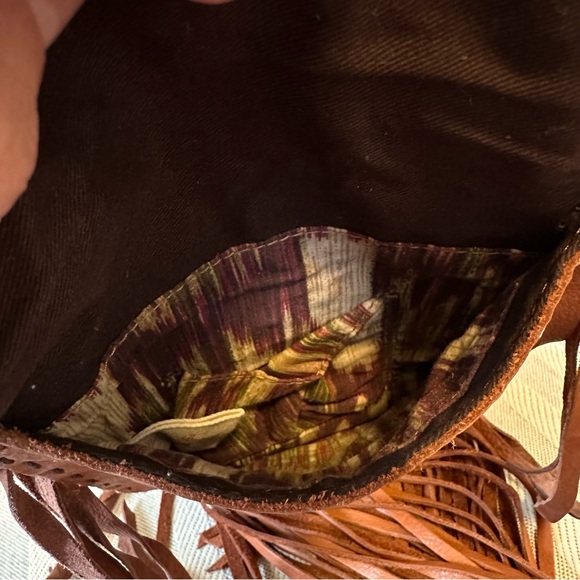 Lucky Brand Leather Fringe Crossbody - Picture 4 of 5